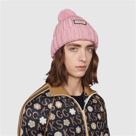 cappello gucci lana rosa|Gucci cappelli.